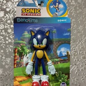 Sonic the Hedgehog Bendable Action Figure - Blue and Red